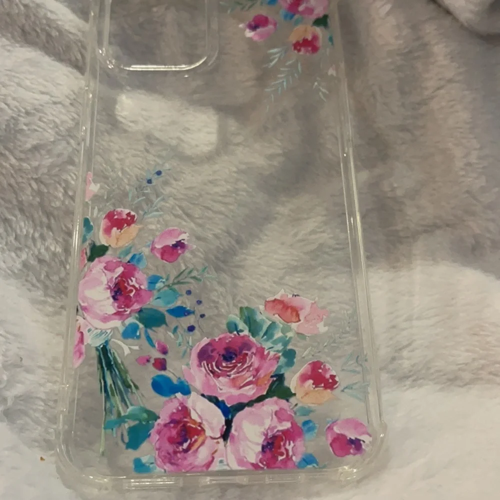 New clear floral phone case - 12 pro max